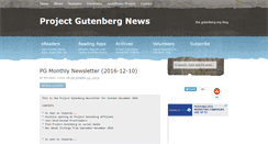 Desktop Screenshot of gutenbergnews.org