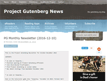Tablet Screenshot of gutenbergnews.org